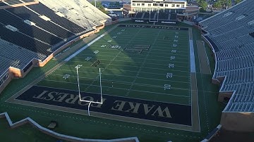 Inside look at how Wake Forest University prepared for football fans in the stands