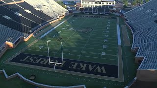 Inside look at how Wake Forest University prepared for football fans in the stands