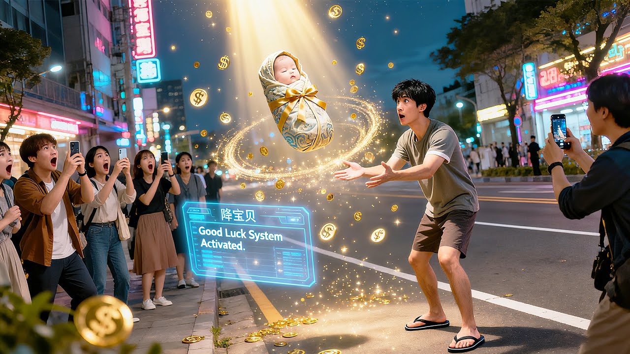 A kind man saves a little boy… and unexpectedly unlocks a mysterious wealth system!