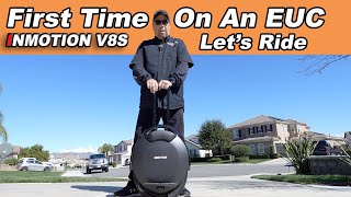 Inmotion V8S Electric Unicycle - My First Time Riding An EUC