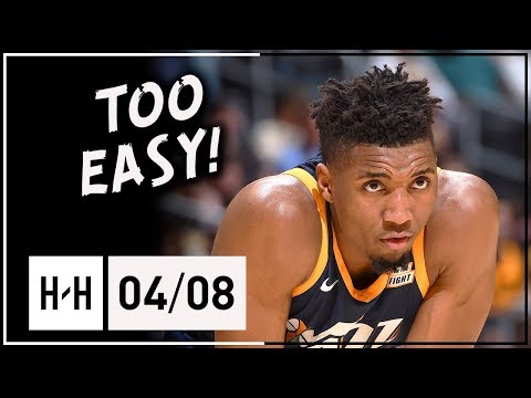 Donovan Mitchell Full Highlights Jazz vs Lakers (2018.04.08) - 28 Pts, 9 Reb, 8 Assists!