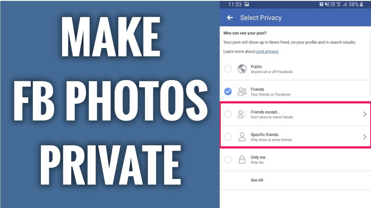 save private facebook video