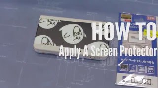 How to Apply a Hori Screen Protector to a Nintendo 3DS screenshot 2