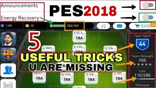 PES 2018 Mobile || 5 Trik yang Harus di Lakukan pada  PES 2018 Mobile screenshot 5
