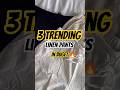 3 Trending linen pants🔥( Cmnt "Link" to get these Pants) #fashion