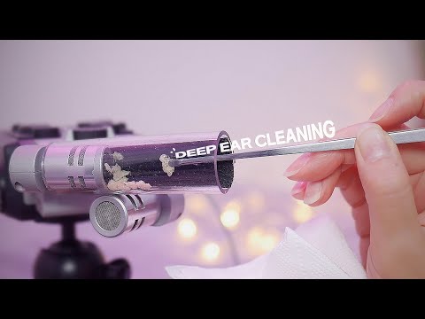 [ASMR] Deep Ear Cleaning to take out Earwax🌿 (No Talking)