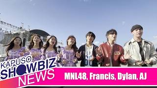 Kapuso Showbiz News: MNL48, Francis, Dylan, AJ sing jingle of Wonderful Moments Music Festival