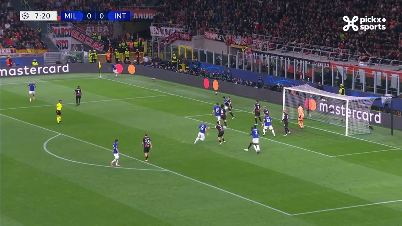 Champions League 10/05/2023 / Goal Dzeko against AC Milan