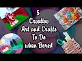 5 fun DIYS to do when you are bored #homedecors #funactivities @ArtbyEman