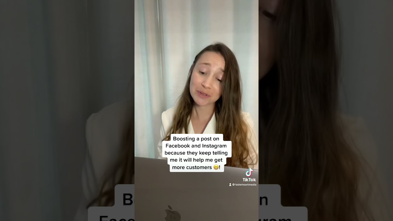 DON’T boost posts on Facebook and Instagram!