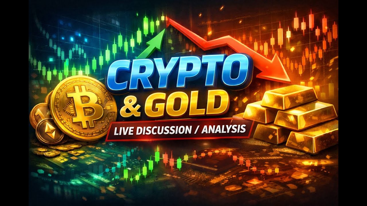 CRYPTO  and GOLD LIVE TRADING|| 22 Jan | ‪ 