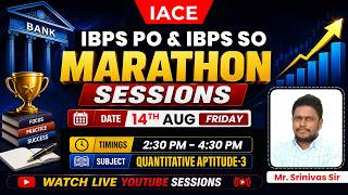 𝐈𝐁𝐏𝐒 𝐏𝐎 & 𝐈𝐁𝐏𝐒 𝐒𝐎 𝐌𝐀𝐑𝐀𝐓𝐇𝐎𝐍 𝐒𝐄𝐒𝐒𝐈𝐎𝐍𝐒 ⚡ 𝐐𝐔𝐀𝐍𝐓𝐈𝐓𝐀𝐓𝐈𝐕𝐄 𝐀𝐏𝐓𝐈𝐓𝐔𝐃𝐄-𝟎𝟑 🔴 𝐋𝐈𝐕𝐄 @ 𝟏𝟒𝐭𝐡 𝐀𝐔𝐆 - 𝟐:𝟑𝟎𝐏𝐌 | 𝐈𝐀𝐂𝐄