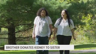 Grand Rapids brother saves sister's life after donating kidney. But here's the twist