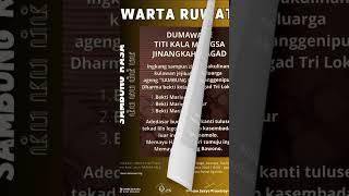 🔴INFO RUWAT AGUNG SR!!