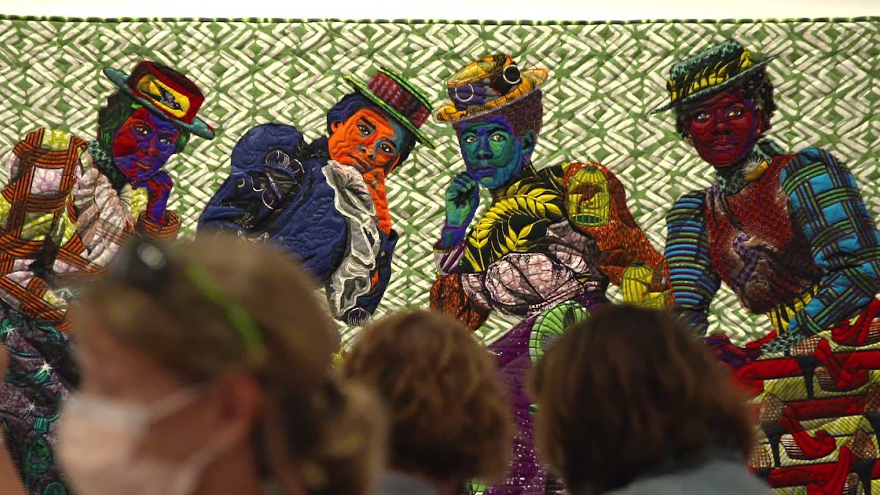 Extended version: New Jersey artist Bisa Butler highlights African-American experience through quilt
