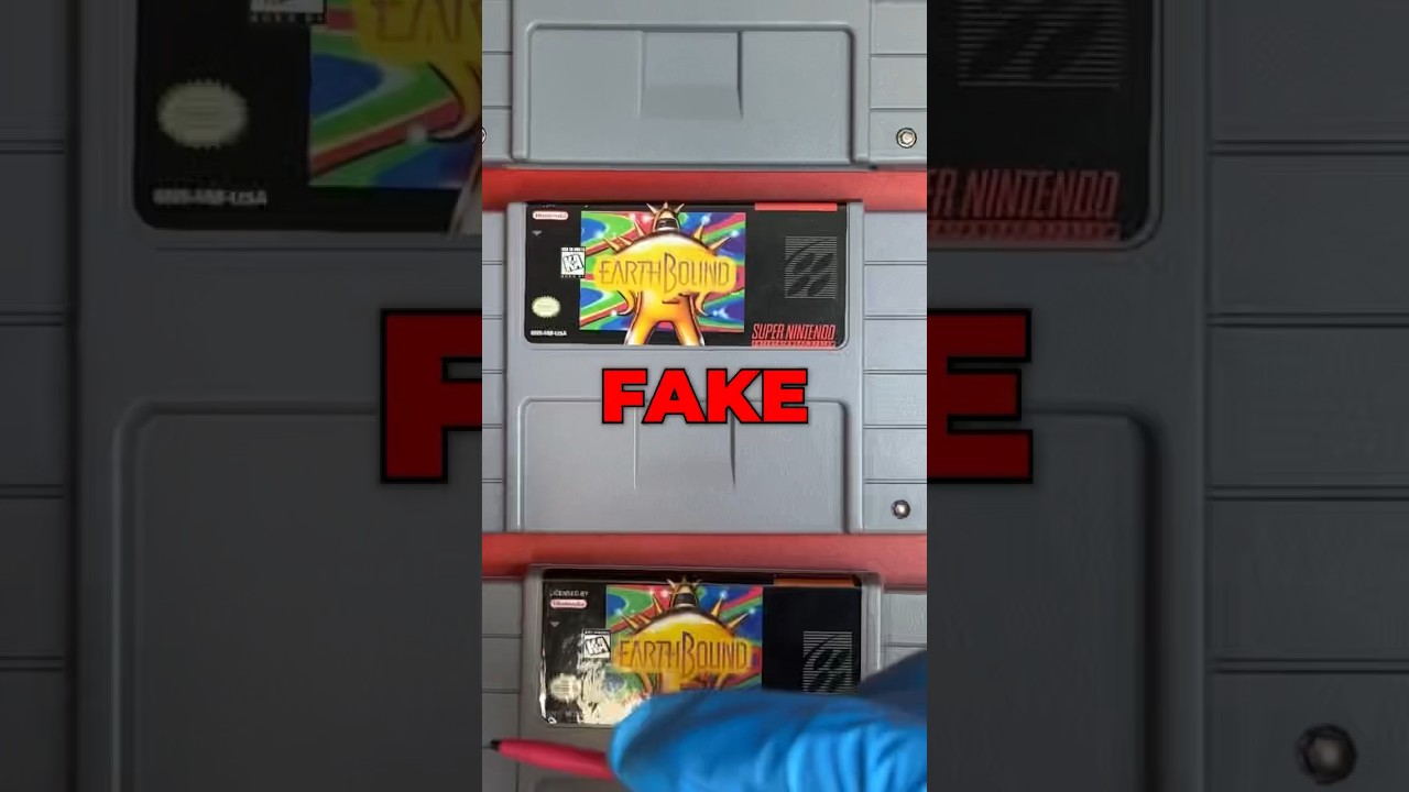 3 Copies of EarthBound, 2 are Fake! Can You Tell? 