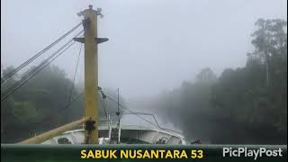 Download Lagu Sensasi masuk sungai, pas kabut, Km. sabuk Nusantara. 53. MP3