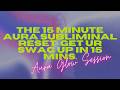 15 minute midday nervous system reset + mental power booster (subliminal recalibration)