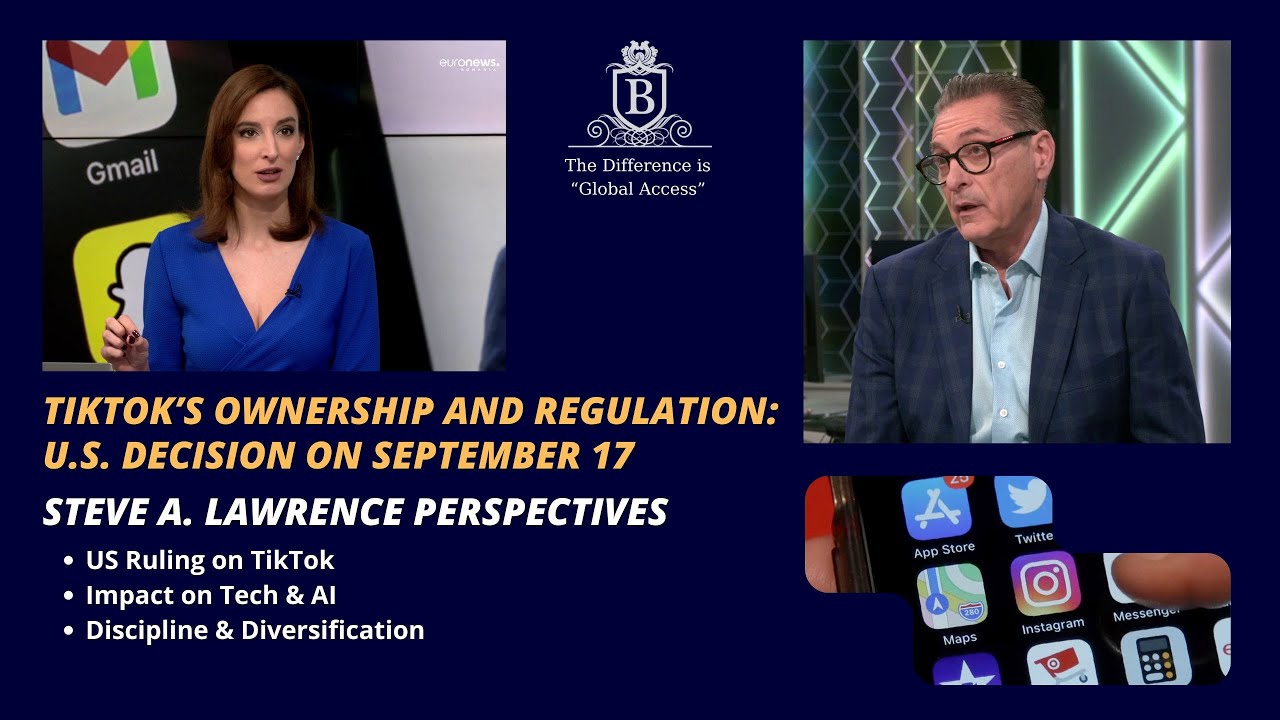 Steve Lawrence on TikTok’s September 17 U.S. Decision, Online Advice & Diversification | Euronews