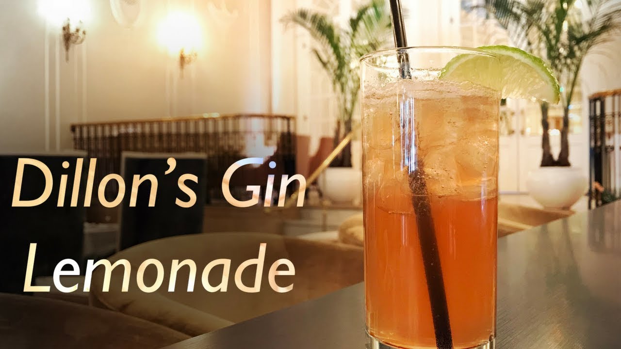 Cocktail of the Month Dillon's Gin Lemonade YouTube