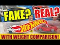 WATCH NOW! or REGRET LATER🥲 HOTWHEELS MAINLINE FAKE V/S REAL CARD + CAR WITH WEIGHT COMPARO😎