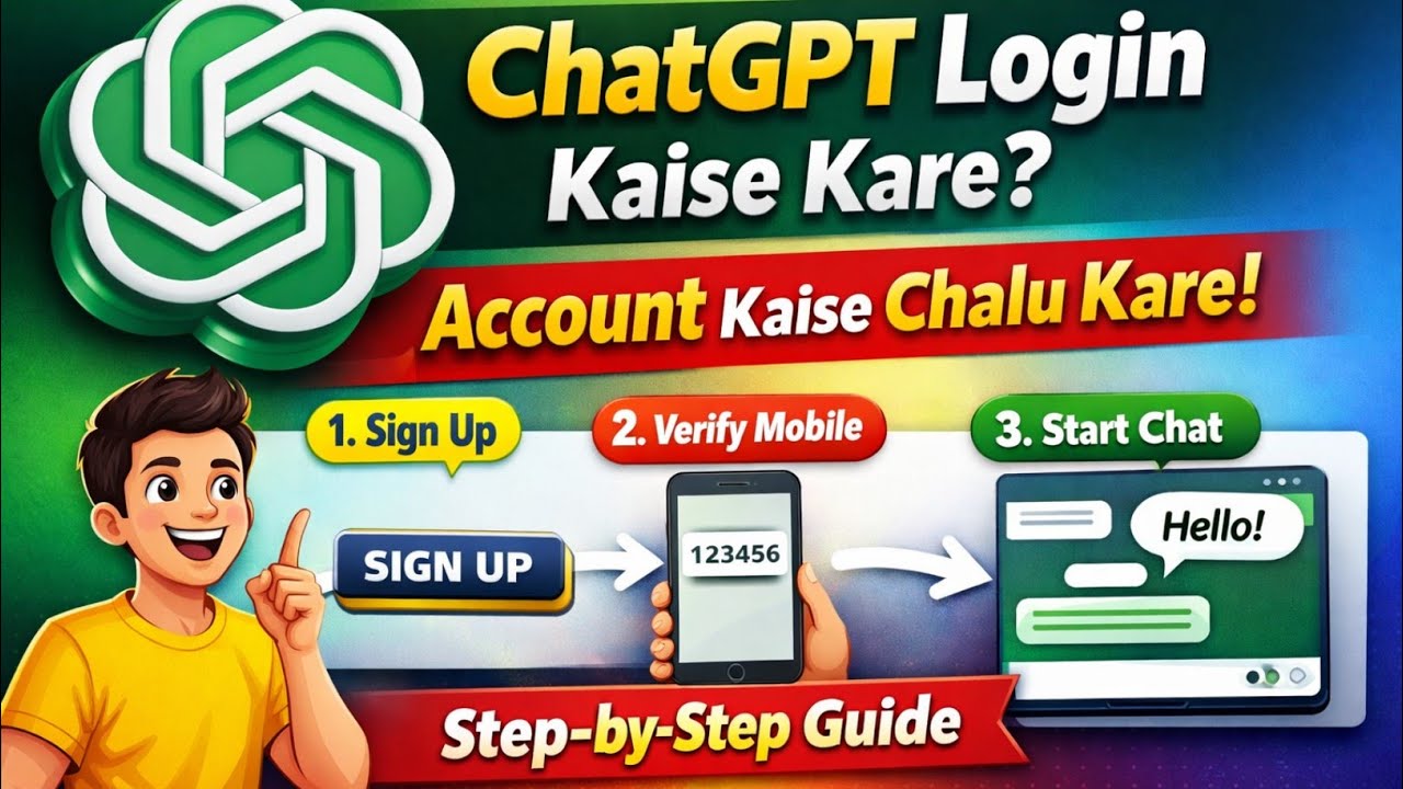 Chatgpt Login Kaise Kare | Chatgpt Open Kaise Kare | Chatgpt Kaise Open Kare