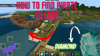 How to Find Pirate Village In Minecraft/and tresure/Diamond in Minecraft screenshot 5