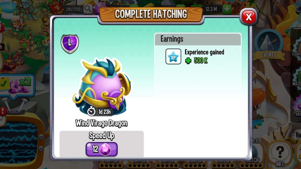 How To Breed Wind Virago Dragon || Dragon City