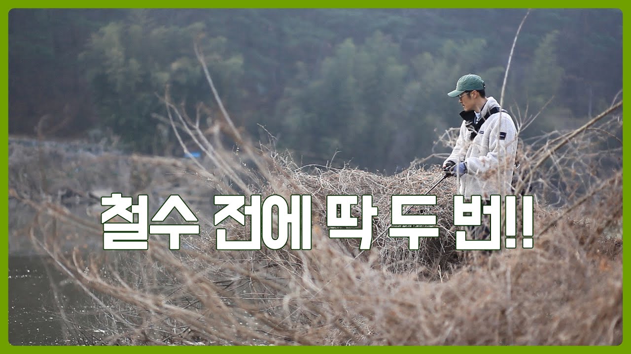 철수 전에 딱~ 두 번 한 번 말고 딱~ 두 번!!만 캐스팅 #fishing #bassfishing #배스낚시 #진주