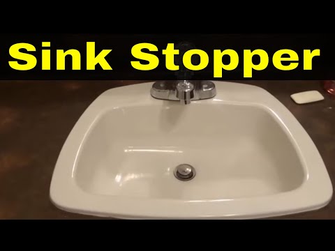 How To Replace A Bathroom Sink Stopper (Pop Up Style)-Tutorial