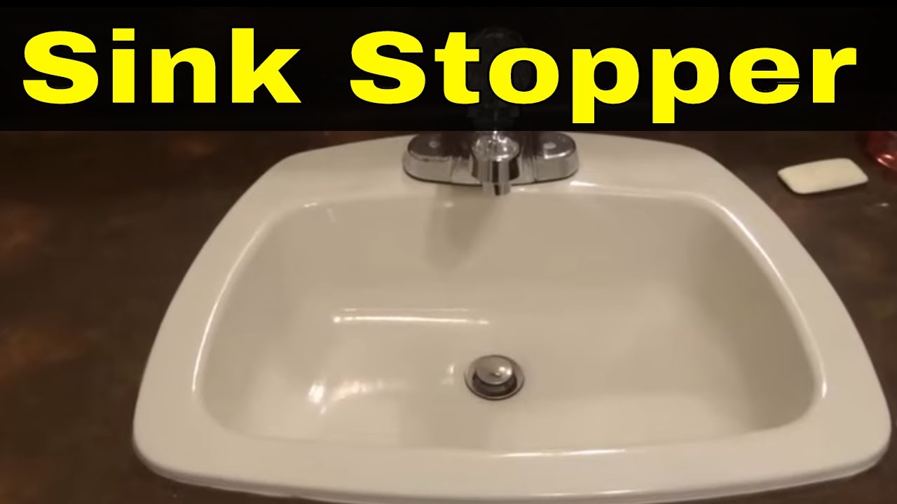 bathroom sink pop-up stopper replacement