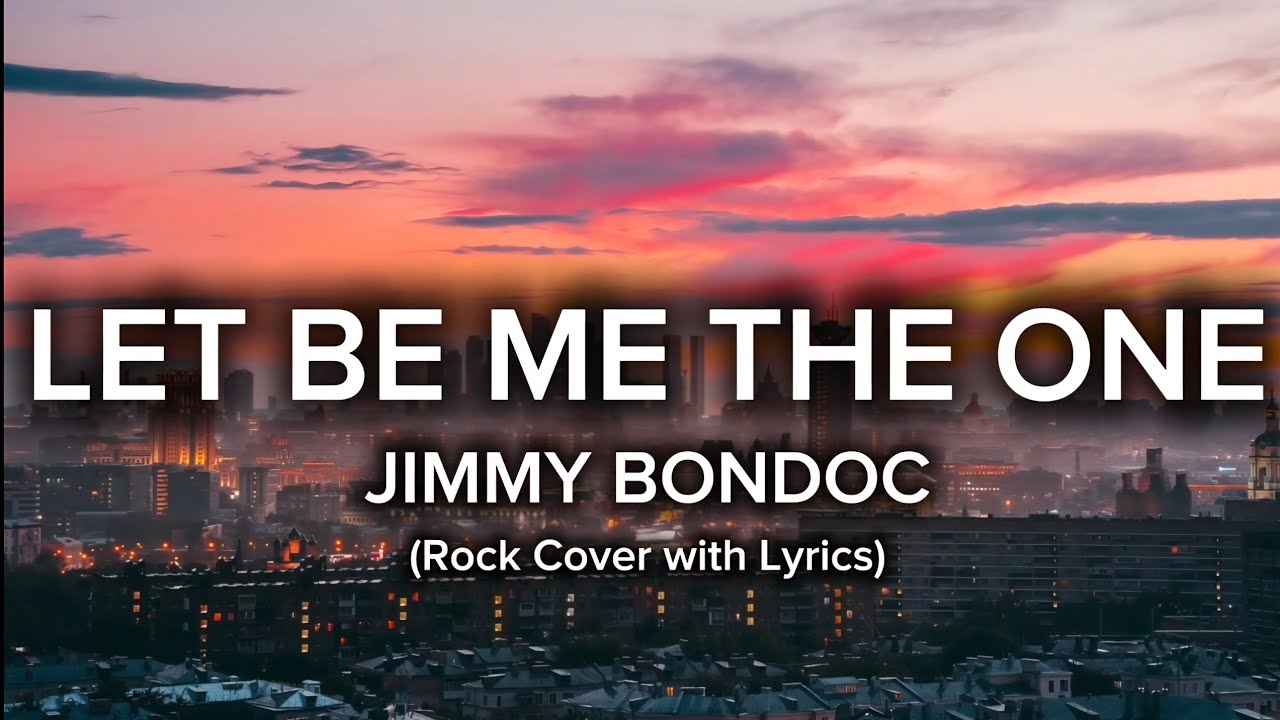 Let Me Be the One - Jimmy Bondoc (рок-кавер с текстом) | AI Song Cover