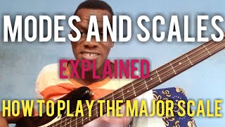 Information Learn bass -  Modes the Major scale (Ionian mode) News