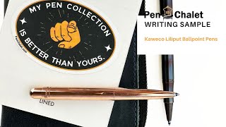 Unleashing the Tiny Kaweco Liliput Ballpoint's Writing Power
