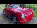 1955 Porsche 356 Pre-A Sunroof Coupe Drive