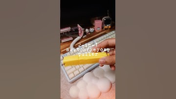 2-in-1 keycap and switch puller #keycaps #mechanicalkeyboard #keyboardasmr #shorts