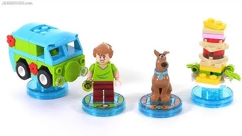 🔄 LEGO Dimensions Scooby Doo Team Pack items review! 71206 re upload