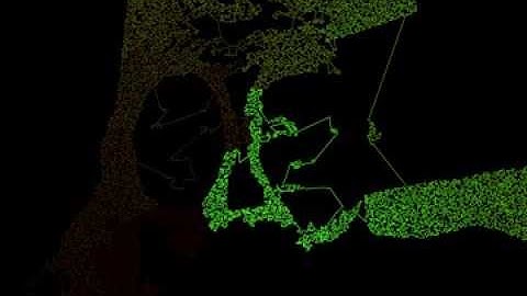 Animated tour motivated by the traveling salesperson problem