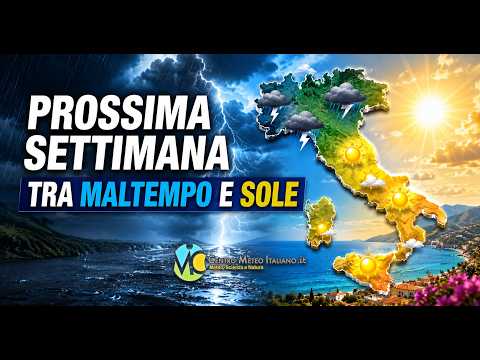 Video METEO - rimonta l'alta pressione delle Azzorre ma ancora temporali per la prossima settimana