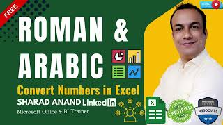 Need Roman or Arabic Numbers? Excel Converts Them Instantly