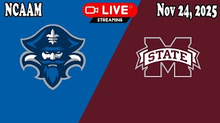 [LIVE] New Orleans vs. Mississippi State Nov 24, 2025 | Men's College Basketball | NCAAM