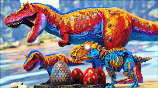 A História do Pai Dinossauro Que Casou Com Uma Rex Biônica e Teve Bebês! 100 DIAS