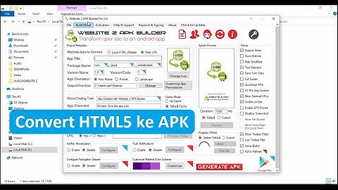 Convert Ispring HTML5 ke APK (android)