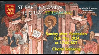 ⛪️ Sunday after Ascension: Choral Evensong