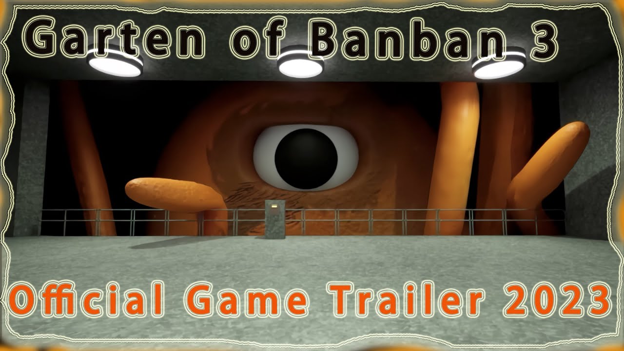 Garten Of Banban 3 - NOVO quarto TRAILER 2023 !! (Reação) 