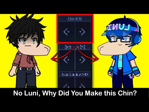 No Luni No, Why Did You Make This Chin in Gacha Club..? 😟