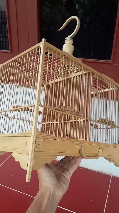 sangkar sekat prenjak bahan bambu