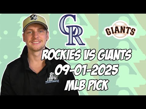 Colorado Rockies vs San Francisco Giants 9/1/25 MLB Pick & Prediction | MLB Betting Tips
