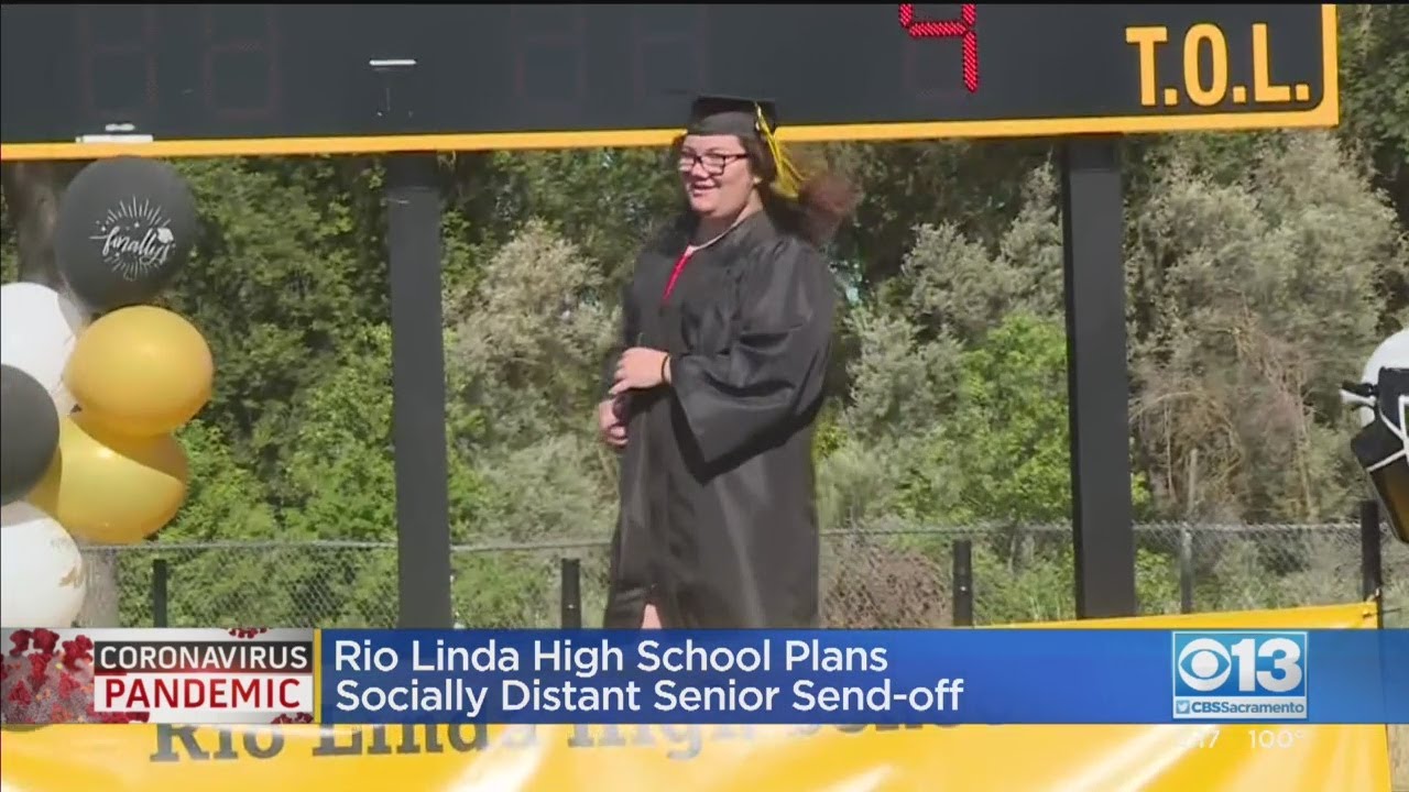 Rio Linda High School Celebrates Senior Sendoff YouTube