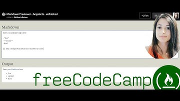 Code a Markdown Previewer with AngularJs